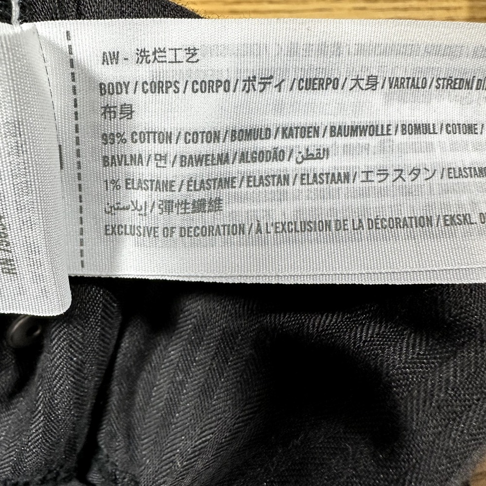 Abercrombie & Fitch The 90s Slim Straight‎ Ultra High Rise Jeans 36/22S Charcoal - Picture 8 of 10